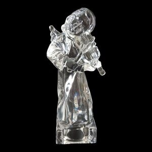 Mikasa Herald Collection Crystal Angel – Violin Figurine (1990s, Germany)